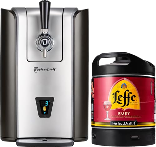 Pack tireuse à bière PerfectDraft Pro + 1 fût de bière - Idée cadeau (Leffe Ruby)
