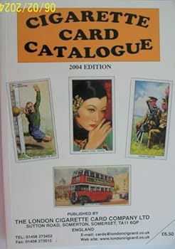 Paperback Cigarette Card Catalogue 2004 Book