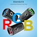 Bluetooth Lautsprecher mit Licht, Musikbox Bluetooth 5.4, 30W Max Dual Lautsprecher,30 Std Akku,Bass Boost Box mit IPX7 Wasserschut, Kabellose Stereo Pairing
