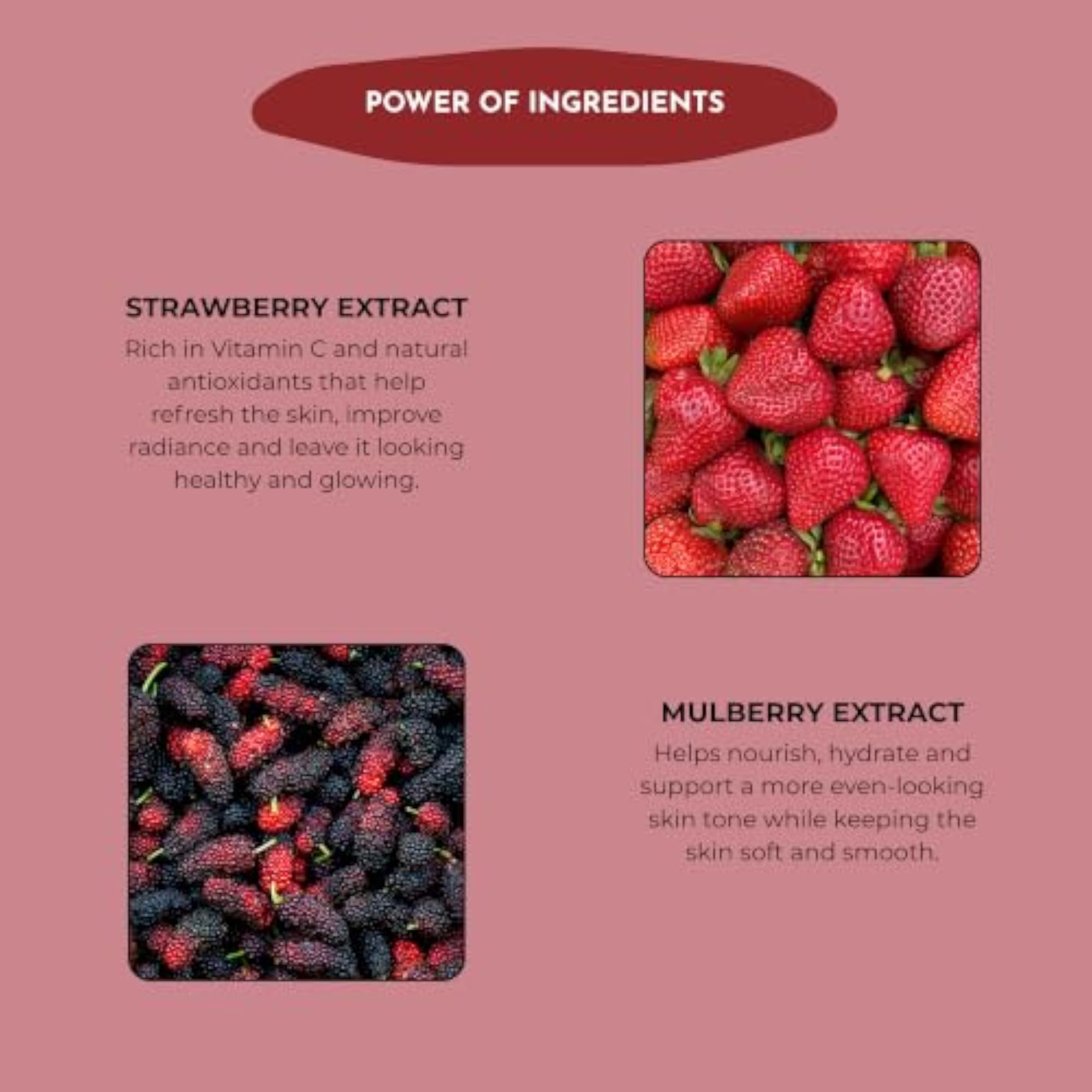 Strawberry Shower Gel, Hydrating & Moisturizing Body Wash