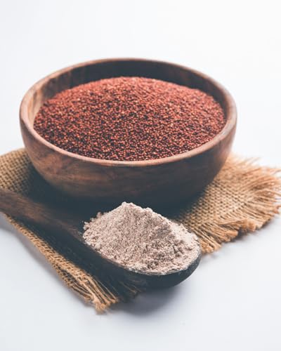Image of Farmveda Ragi Atta- 3 Kg | 100% Natural Finger Millet Flour /Nachni Atta | Gluten-Free | Rich in Calcium & Iron