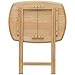eHemco Oversized Hardwood Folding TV Tray Tables for Eating, 25.5 Inches, Natural, Set of 2