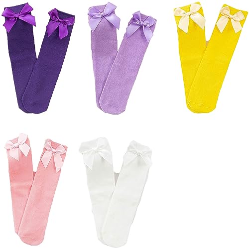 Leadigol Knot Socks Cotton Winter Sweet Autumn Cute Long Tube Socks