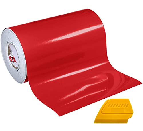 Vinyle autocollant ORACAL 651 rouge brillant : finis les bulles avec le Detailer