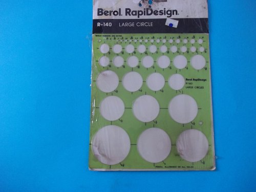 RapiDesign Berol R-140 Large Circle Made in USA