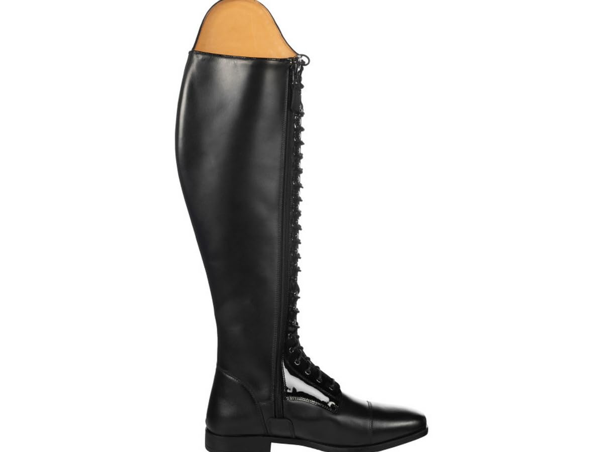 HKM Damen Amalfi Lack Normal/Extra Weit Reitstiefel