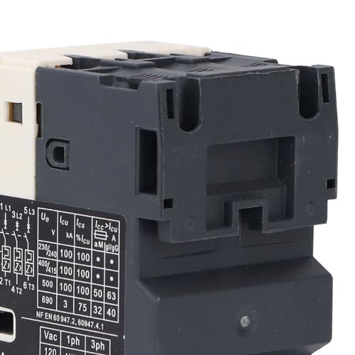 Disyuntor de motor magnetotérmico regulable de 2.5-4A para montaje riel DIN 6
