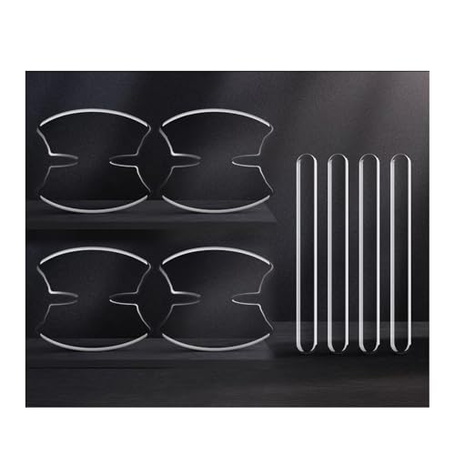 透明色 スズキ スペーシア MK94S MK53S MK03系 /スペーシアベース MK33V / ハスラー MR52S MR92S に対応 車のドアハンドルプロテクター 引っかき傷防止