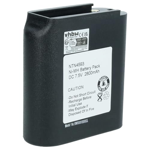 Batterie pour Motorola MX1000 MX3000 vhbw - Alimentation longue durée pour radio de chantier