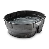 Rubbermaid Commercial Products FG424700BLA Stock Tank, Structural Foam, 300 gal, Black