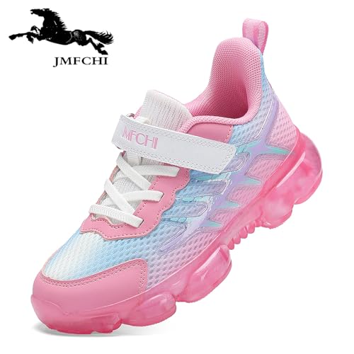 Image of JMFCHI Boys Girls Kids' Sneakers Knitted Mesh Sports Shoes Breathable Lightweight Running Shoes for Kids Fashion Athletic Casual Shoes