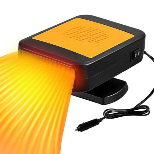 Regolazione a 360° per una copertura completa: dirige il flusso d'aria nella direzione desiderata! La versatile testa rotante a 360° consente di puntare facilmente l'intero parabrezza per uno sbrinamento rapido o di regolarla ad un angolo specifico per il comfort personale, offrendo una flessibilità completa