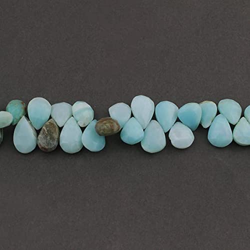 Briolettes d'opale du Pérou haut de gamme taillées en poire pour joaillerie