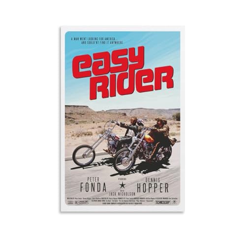 Easy Rider, poster classici di film culto cinematografici, poster cinematografici (5), stampa artistica artistica su tela, poster decorativi per la casa moderna (30 x 45 cm)