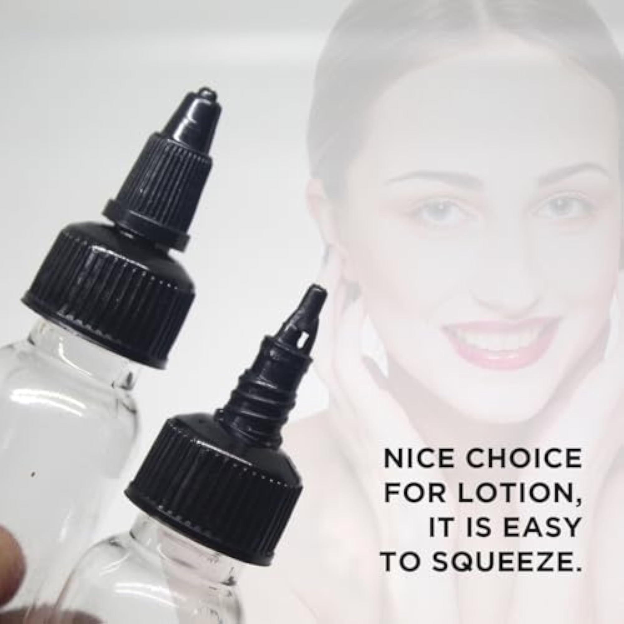 200ml Black Twist Top Applicator Bottle