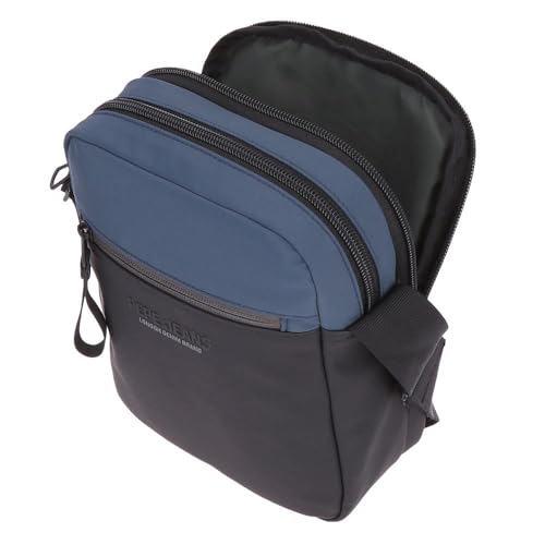 Pepe Jeans Sail Up Borsa A Tracolla Due Scomparti Blu 17X22X7,5 Cm Poliestere E Pu By Joumma Bags, Blu, Taglia Unica, Borsa A Tracolla A Due Scomparti - 5