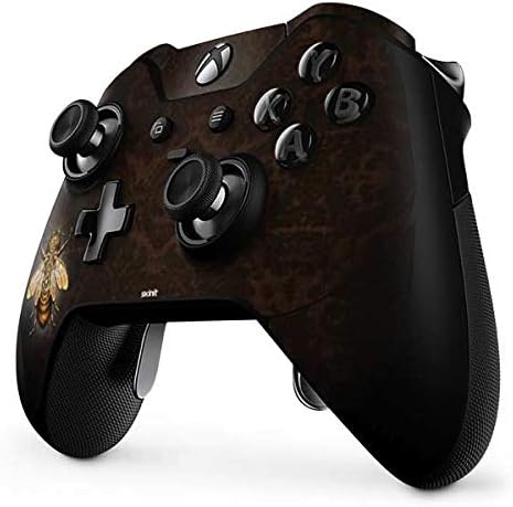 Skinit Decal Gaming Skin Compatible with Xbox One Elite Controller - Officially Licensed Tate and Co. Steampunk Bee Design
