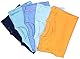 TupTam Baby Jungen Kurzarm T-Shirt mit Aufdruck Unifarben Sterne Streifen 5er Set, Farbe: Mehrfarbig 5, Größe: 92