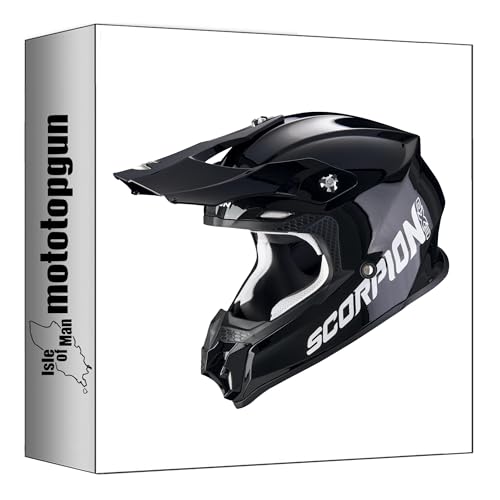 Casque Scorpion VX-16 Evo Air Solid Noir L pour moto cross enduro tout-terrain