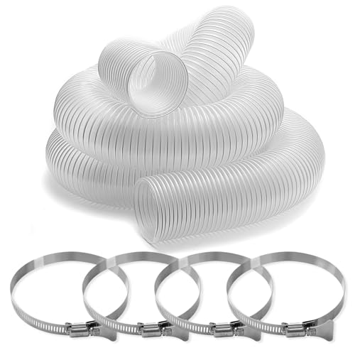 Dust Collection Hose 2.5 x 20' with Clamps