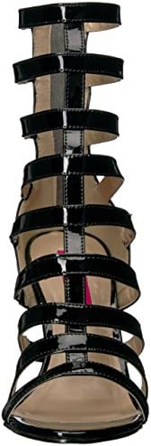 Pleaser Pink Label Women's Dre438/b Ankle Bootie, Black Patent, 9 M US | Image 1