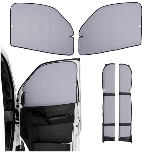 Living in a Bubble Insulated Blackout Front Window Covers (Pair) for Mercedes Sprinter Van Year 2019-2026, VS30 by Living in a Bubble - Used condition - CA$114.76