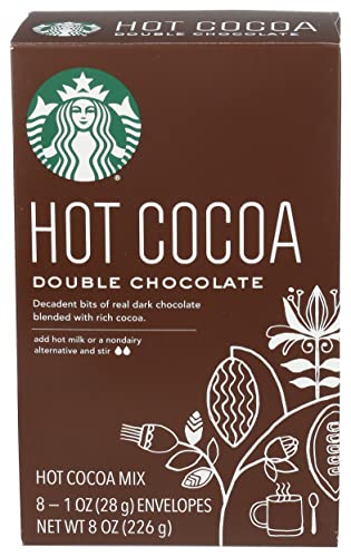 Starbucks Hot Cocoa Mix Packets, Double Chocolate Hot Cocoa Mix,