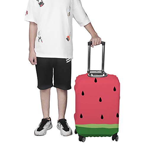 Housse de valise rouge pastèque en polyester élastique CHEHONG