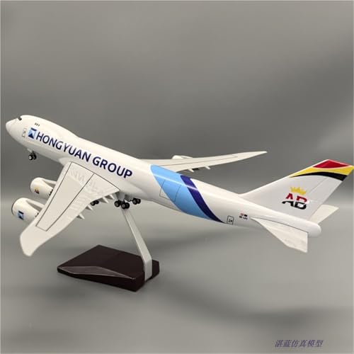 Modelo de avión de carga belga 747-8F para decoración de salones 2