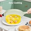 Xuanying Nonstick Crepe Pan, Coating Induction Compatible Skillet Griddle | Dosa Tawa Pan for Roti, Tortillas & Pancakes | Eco-Friendly 100% Free PFOA,PFAS, Lightweight with Cool-Touch Handle #3