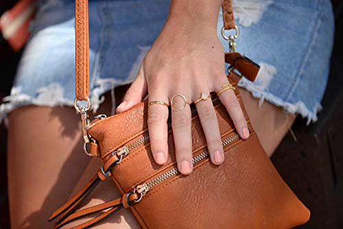 LEMON GRASS Gold Vermeil Open Circle Ring in Sterling Silver Size 5-93