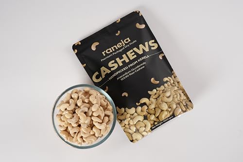 Image of Raneja 100% Natural Pre-mium Quality Pure W240 Cashews Whole /Kaju, 250g, Value Pack Nutritious & Delicious, Kaju nuts, Rich in Protein, Fiber Magnesium, Deluxe Size & Crunchy Nuts
