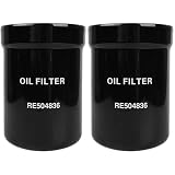 2PCS RE504836 Engine Oil Filter Compatible with JD Tractor