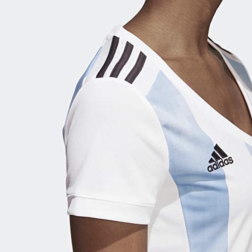Camisa Argentina Feminina Adidas Oficial 2018 BQ9302 (P)