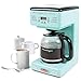 Nostalgia RCOF120AQ Retro 12-Cup Programmable Coffee Maker – Aqua Blue