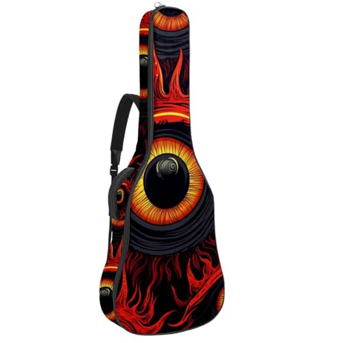 Housse guitare électrique 101,6 cm étanche en Oxford avec motif Halloween