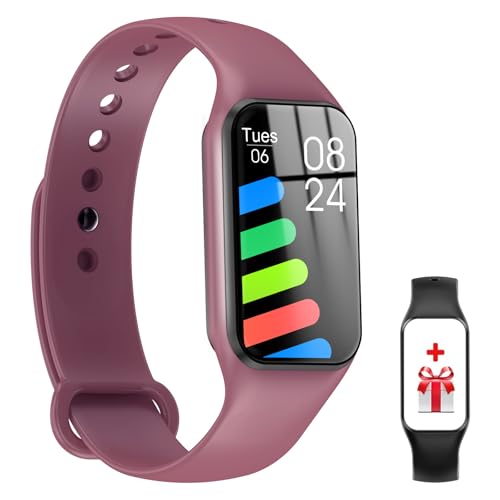 Smartwatch, Reloj Inteligente Hombre Mujer - Oxímetro (SpO2) Caloría Podómetro Sueño Pulsometro, IP68 Impermeable Pantalla de 1,47', Pulsera Actividad Compatible con Teléfonos Android e iOS (2 Correa)