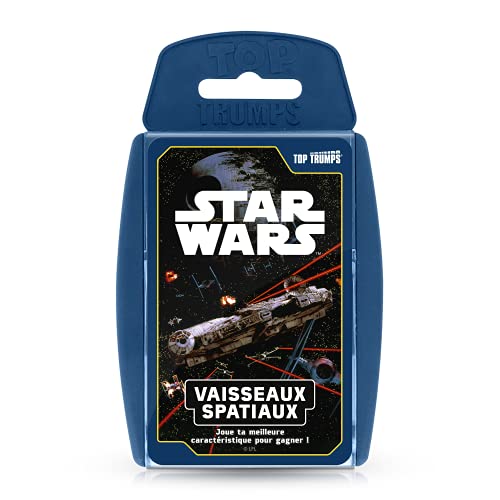 WINNING MOVES - TOP TRUMPS - STAR WARS - VAISSEAUX SPATIAUX - Jeu de cartes - Jeu de Société - Version Française