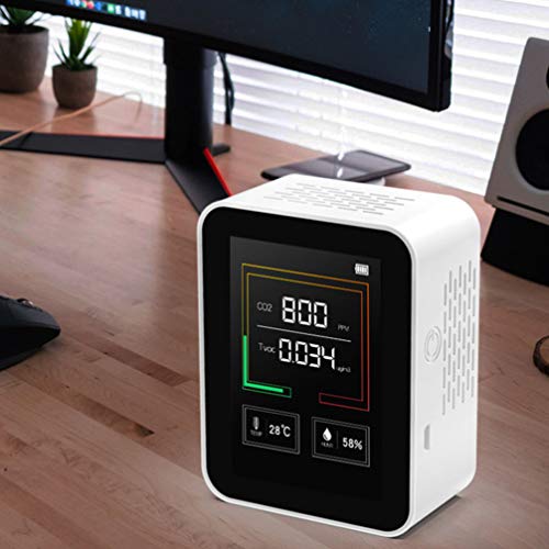 NICEXMAS Detector de Gás Branco Detector de Qualidade Do Ar de Propano Testador de Alarme de Gás de