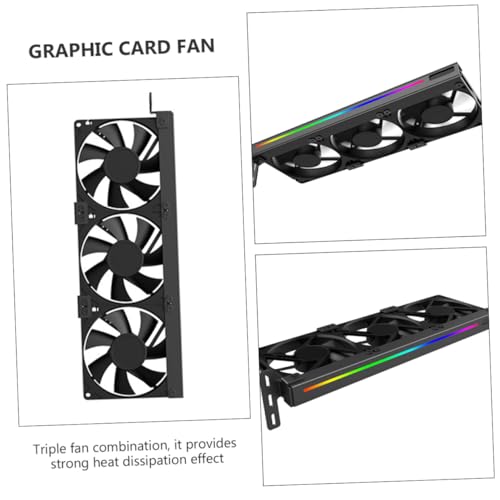 Disipador de calor optimizado para tarjeta gráfica con ventilador RGB miniatura 3