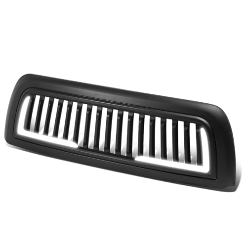 PM PERFORMOTOR Matte Vertical Slat Front Bumper Grille Grill w/L-Style LED Compatible with 10-18 Dodge Ram 2500 3500,PM-GR-0037 by PM PERFORMOTOR - Used condition - US$29.79