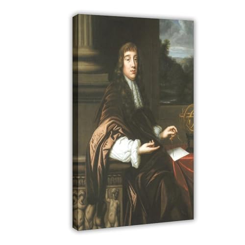 Poster Robert Hooke sans pli avec cadre à suspendre inclus
