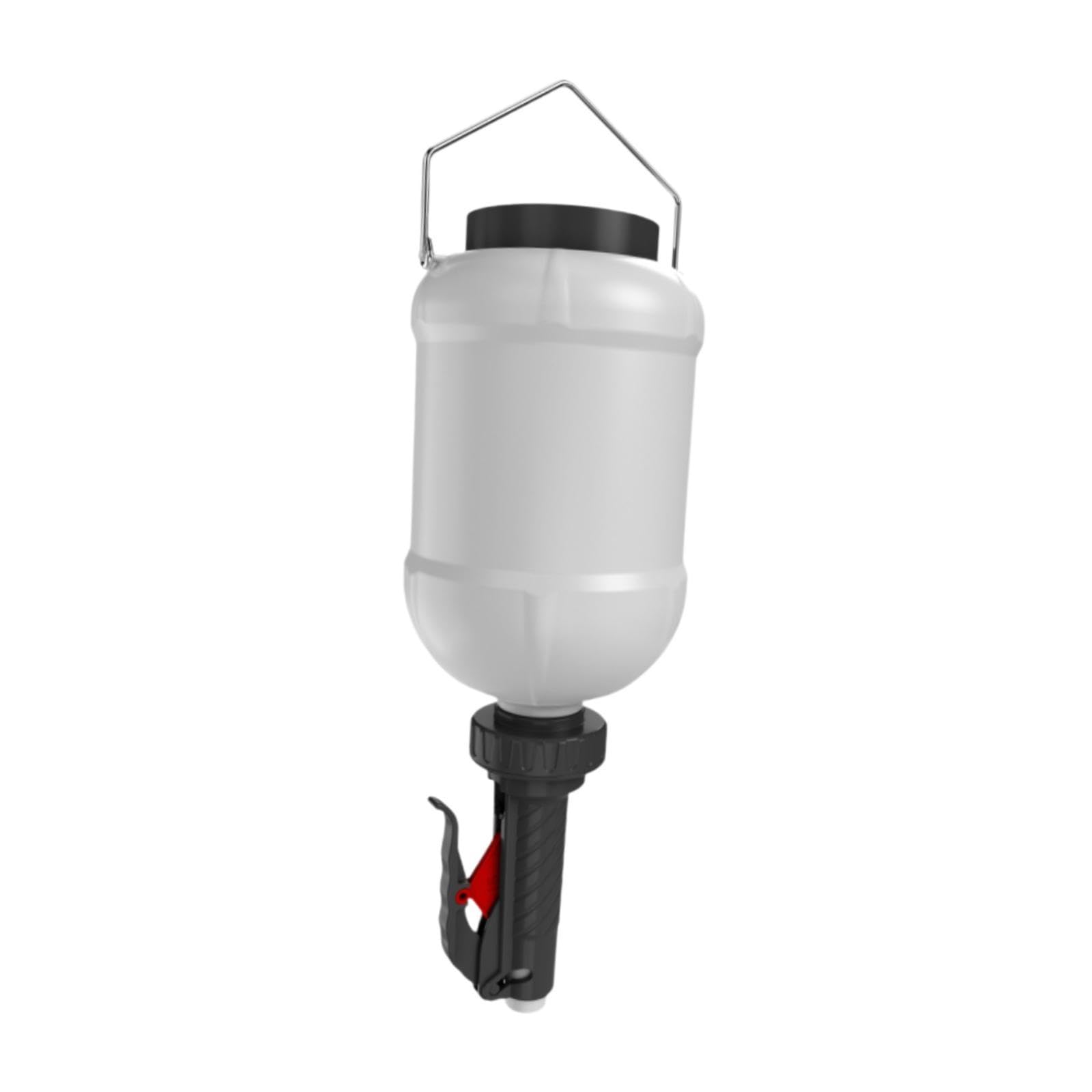 Gralara Stazione per condimenti con flacone comprimibile da 3 litri, dispenser di ketchup, Nero
