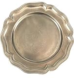 Durchmesser 22 cm Zinnteller, Dekoteller, Wand Teller Zinn Behälter