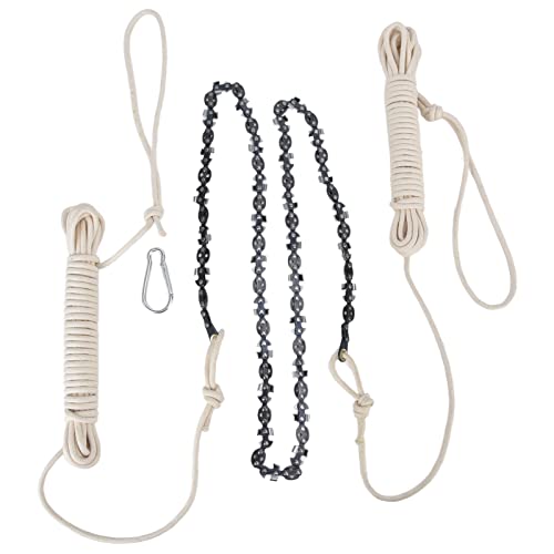 Haofy Motosega a Corda Manuale 64 Sezioni 62 Denti Portata