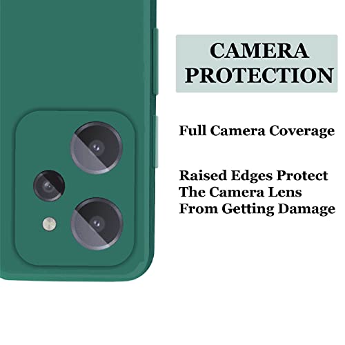Image of A rtistque Back Cover Case for Realme C31 with Camera Protection | Shockproof TPU | Stylish Protective Design | Slim Fit | Ultra Matte | Realme C31 Back Cover - Green