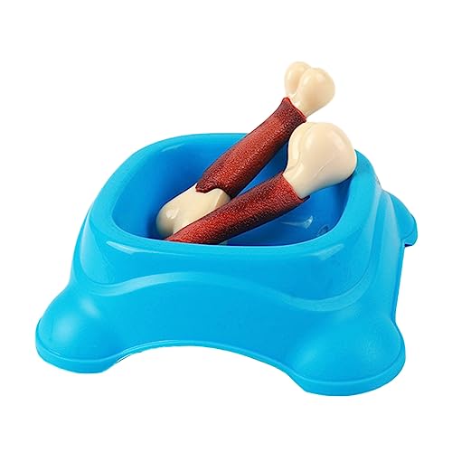 Kalttoy Kauspielzeug für Hunde, Knochenform, Rindfleischgeschmack, Zahnbürste, langlebiger Zahnknochen