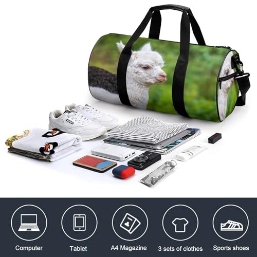 Sac de voyage alpaga naturel pour le week-end et le camping