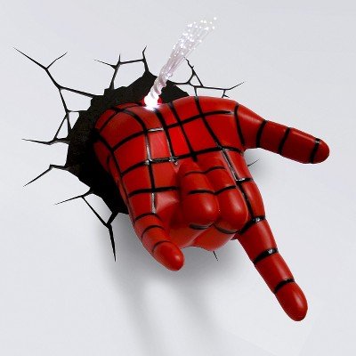 3D Wall Art Nightlight - Spiderman Hand