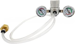Nitrous Oxide Pressure Regulator with Dual Gauges and Adjustable Output, Compatible with 580g, 615g, 1.5L, 2.2L, and 3.3L Cream Charger Cylinders for Professional and Home Use (1)